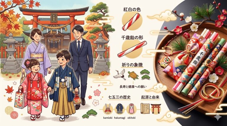千歳飴とは？七五三に込められた意味と由来｜紅白の色・形・祈りの象徴を解説 - 日本文化と伝統の魅力ナビ ― Japanese Heritage ...