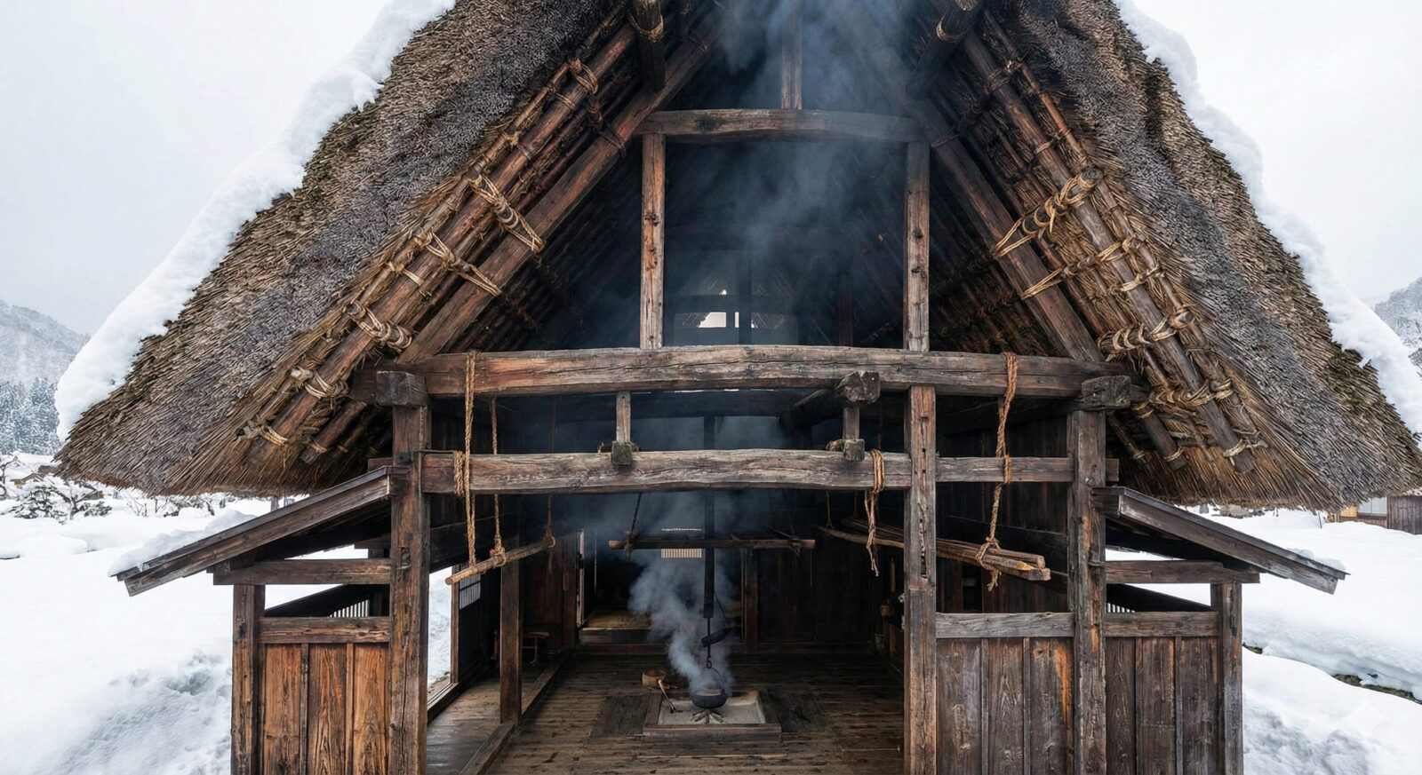 【建築の智慧】釘を一本も使わない「合掌造り」の構造｜雪の重みに耐え、煙で守る100年の家｜2026年最新