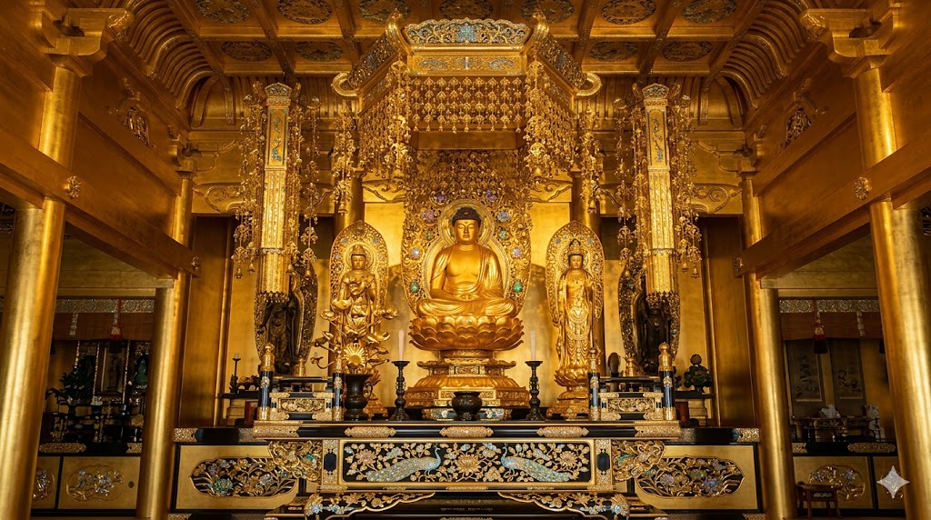 chusonji-konjikido-interior-pure-land - 日本文化と伝統の魅力ナビ ― Japanese Heritage Guide