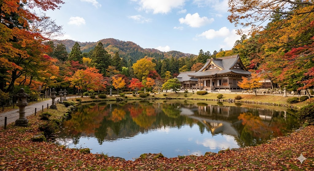 hiraizumi-motsuji-jodo-garden-autumn - 日本文化と伝統の魅力ナビ ― Japanese Heritage Guide
