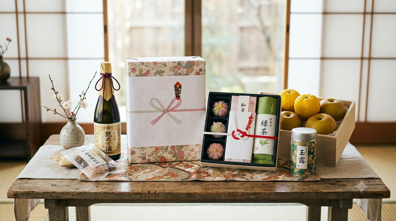 お歳暮やお中元で贈られる品物と熨斗紙