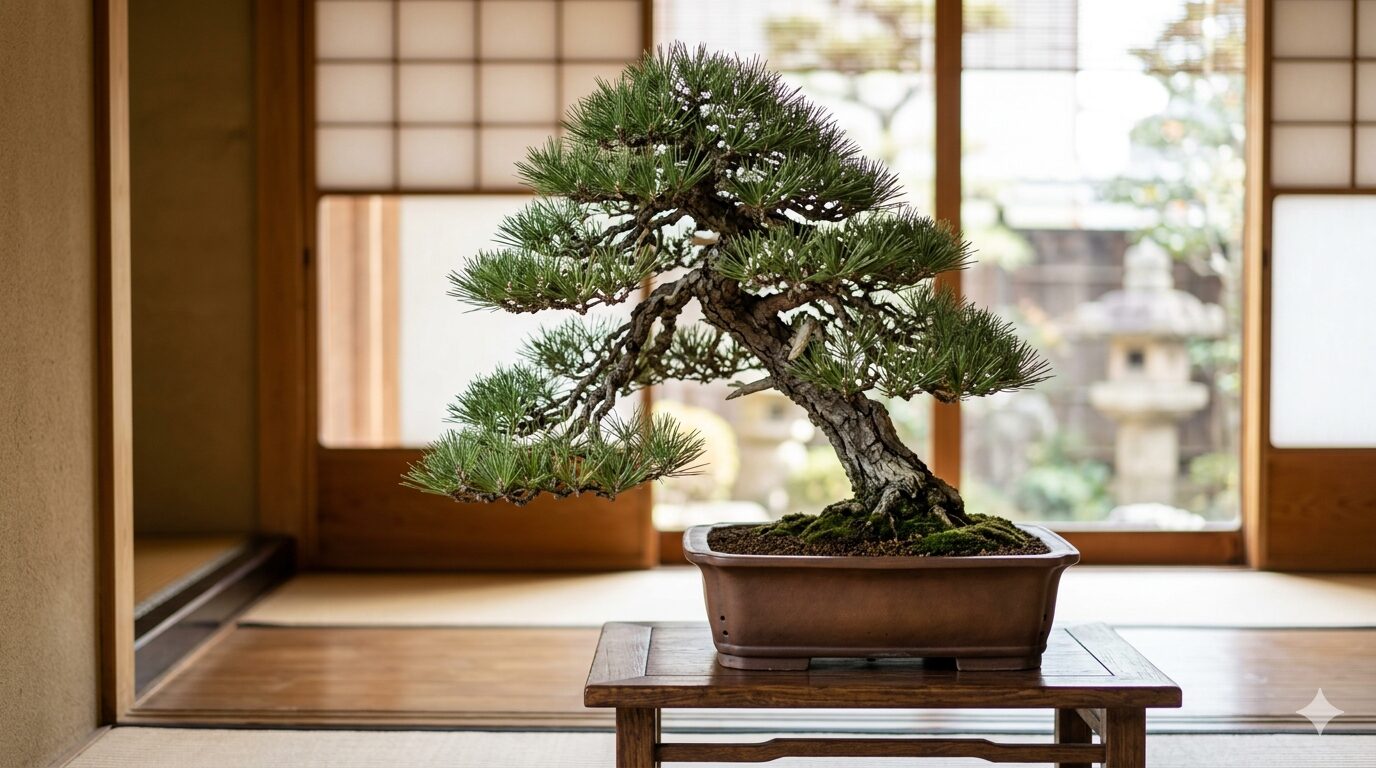 気品ある樹形の五葉松盆栽
