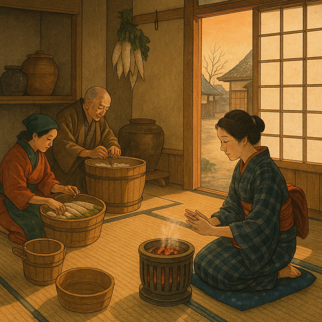江戸の立冬 ― 火鉢や味噌づくりに見る冬支度の知恵