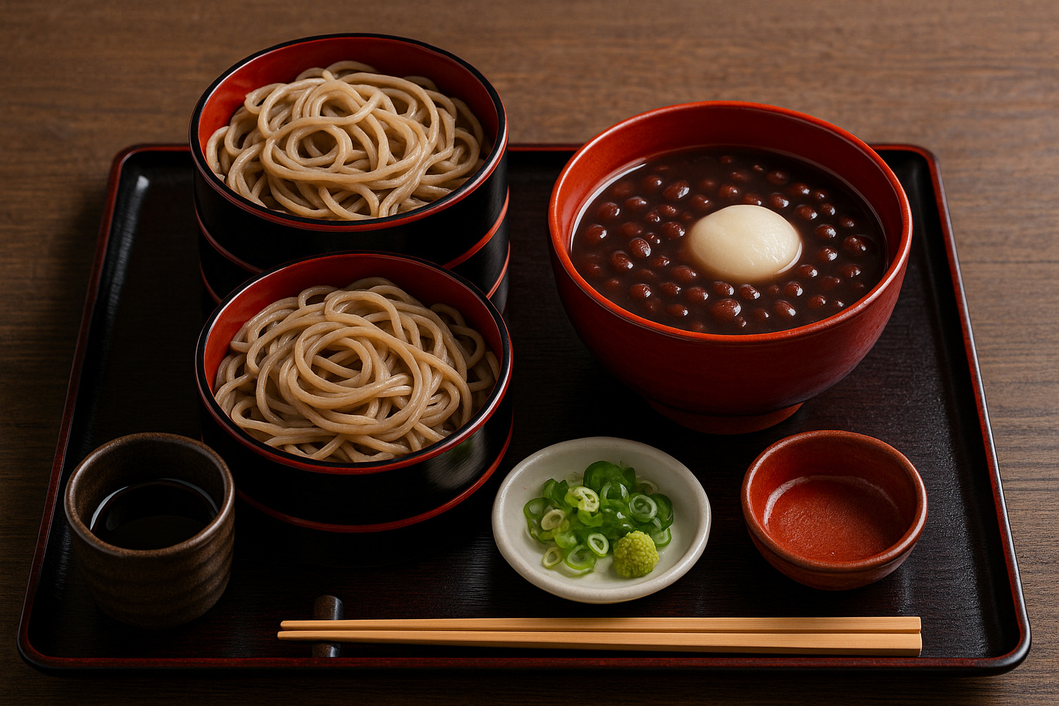 出雲そばとぜんざいの和食膳 出雲そばとぜんざいの和食膳
