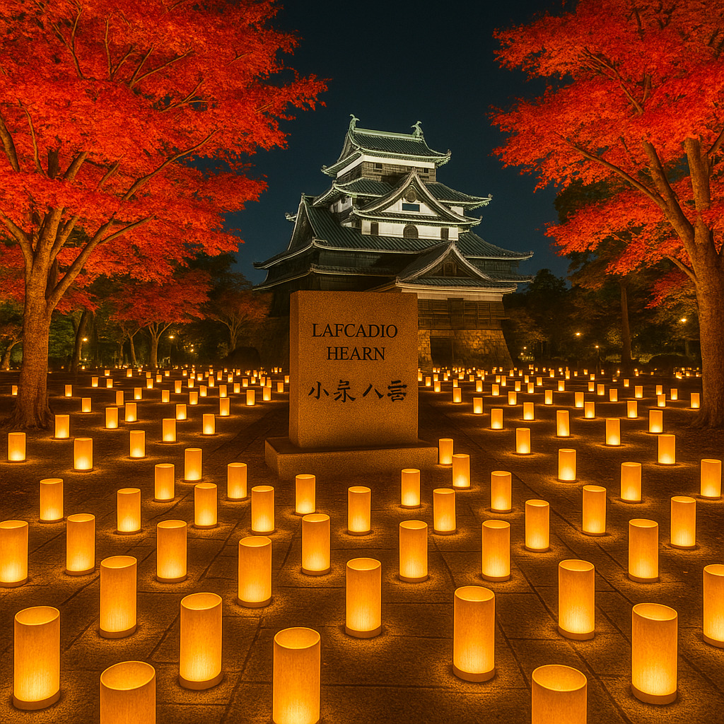 秋夜に灯る竹灯り ― 八雲の世界観を今に伝える松江の秋祭り