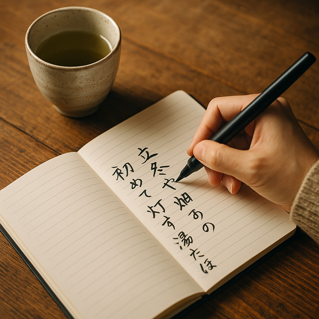 冬の訪れを詠む ― ノートに一句をしたためる現代の俳句文化