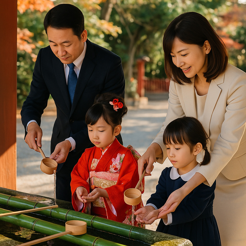 手水舎で手と口を清め、心を整える ― 神前に立つ前の大切な作法