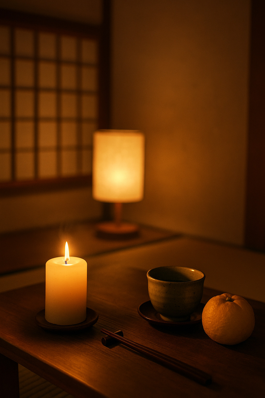 ろうそくの灯りと湯上がりの癒し時間 ろうそくの灯りと湯上がりの癒し時間