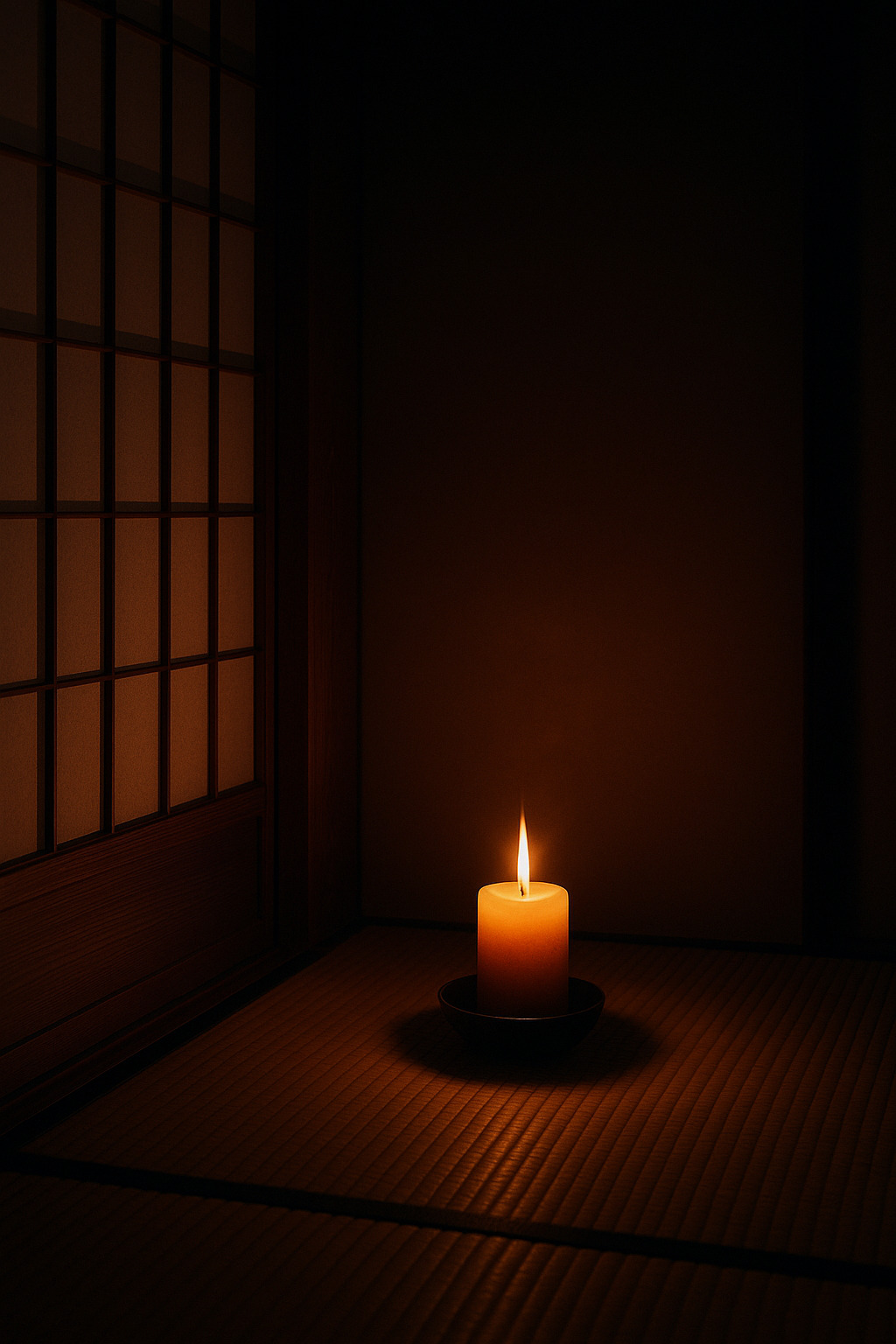 冬至の夜の静寂と灯り 冬至の夜の静寂と灯り