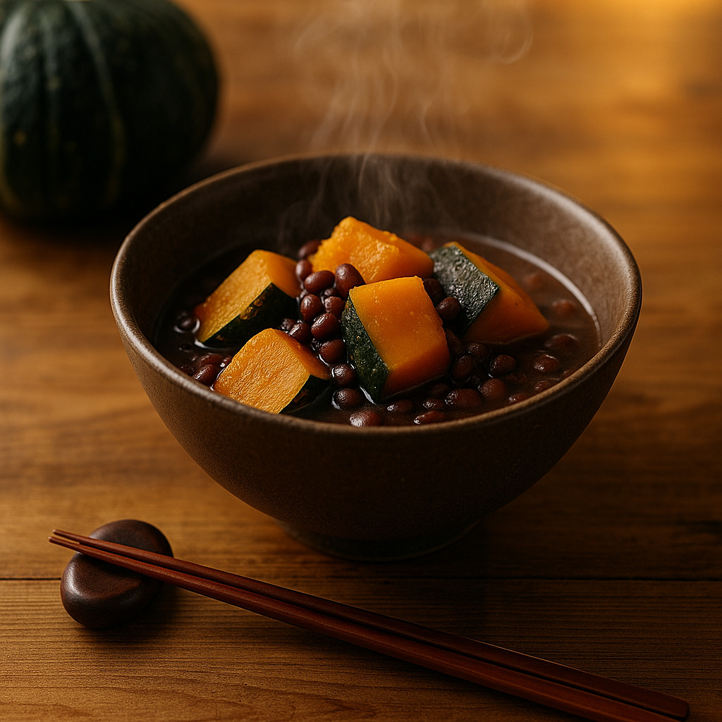 冬至の食卓とかぼちゃのいとこ煮 冬至の食卓とかぼちゃのいとこ煮