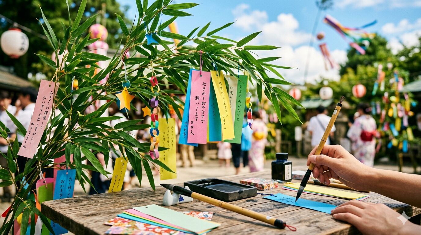 七夕 短冊 笹飾り 和文具 夏の行事